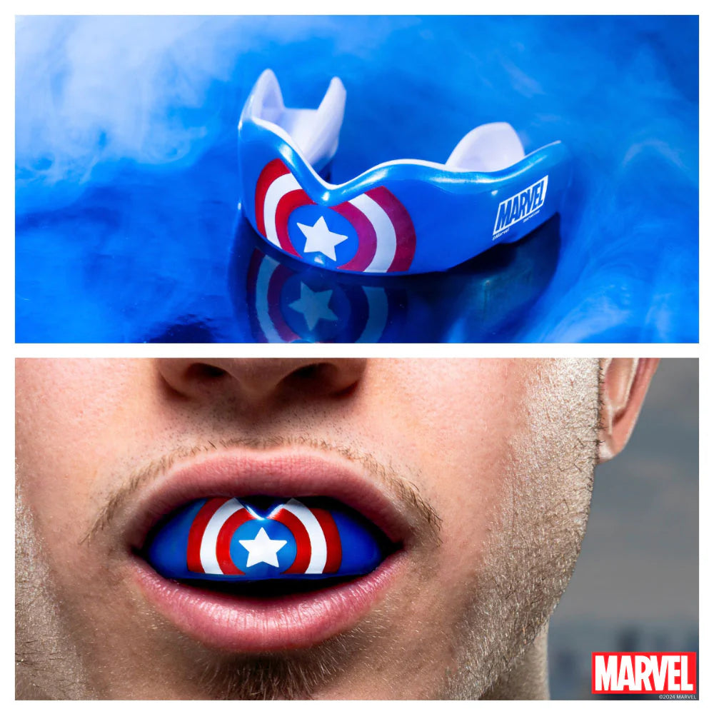 SafeJawz Marvel Captain America Mouthguard