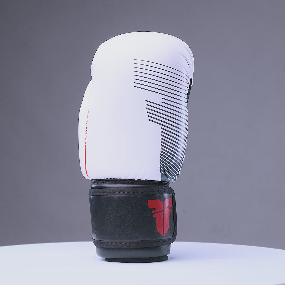 Fighter Open Gloves Pro Edition - white/black