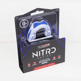 SafeJawz Nitro Series White and Blue - Adult