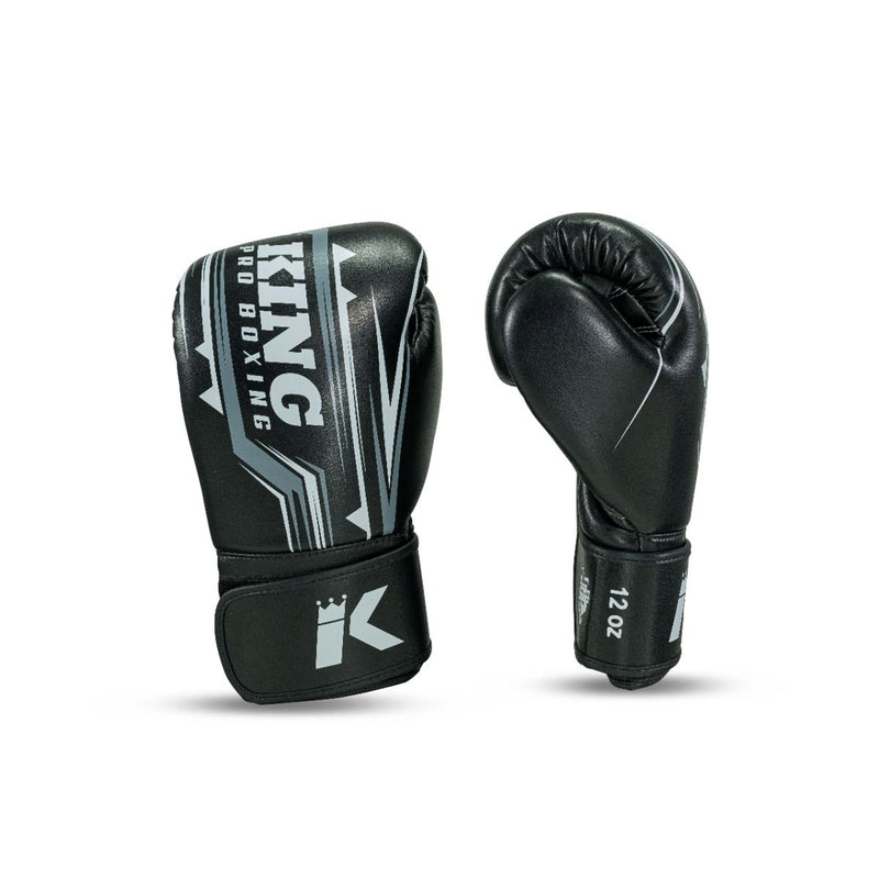 Guantes de boxeo King PB Spartan 1, color negro, KPB/BG SPARTAN 1