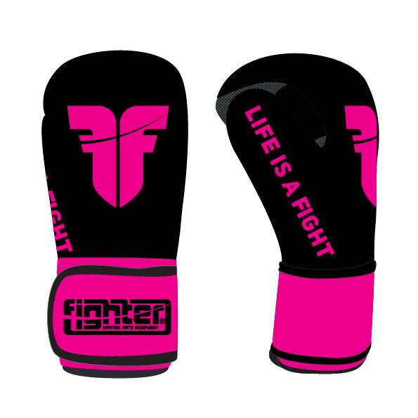 Fighter Open Gloves Pro - pink