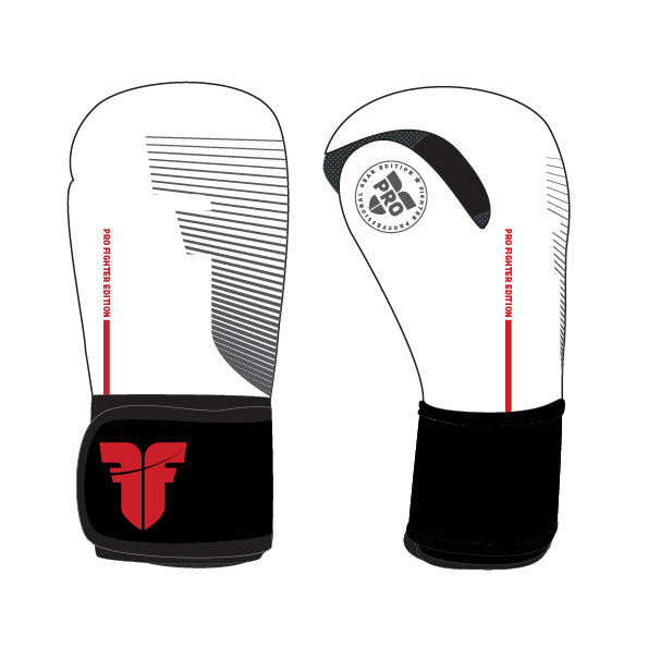 Fighter Open Gloves Pro Edition - white/black