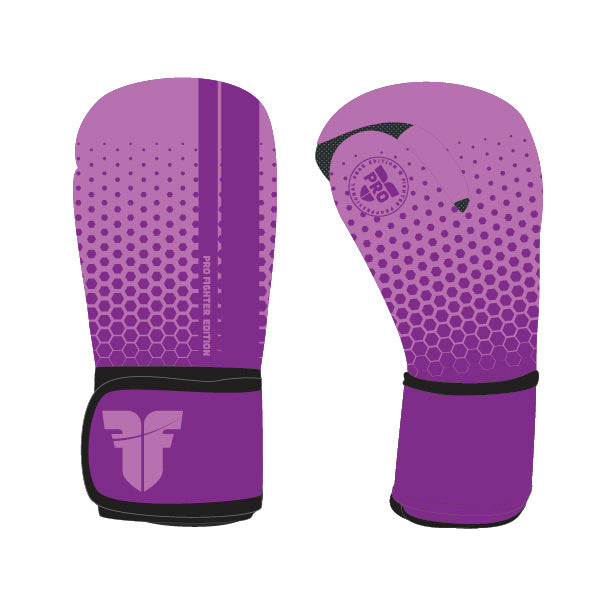 Fighter Open Gloves Pro Honeycomb - purple