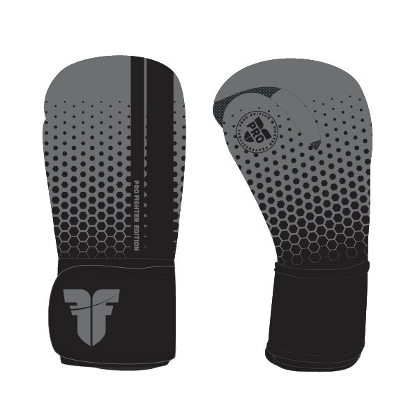 Fighter Open Gloves Pro Honeycomb - grey/black