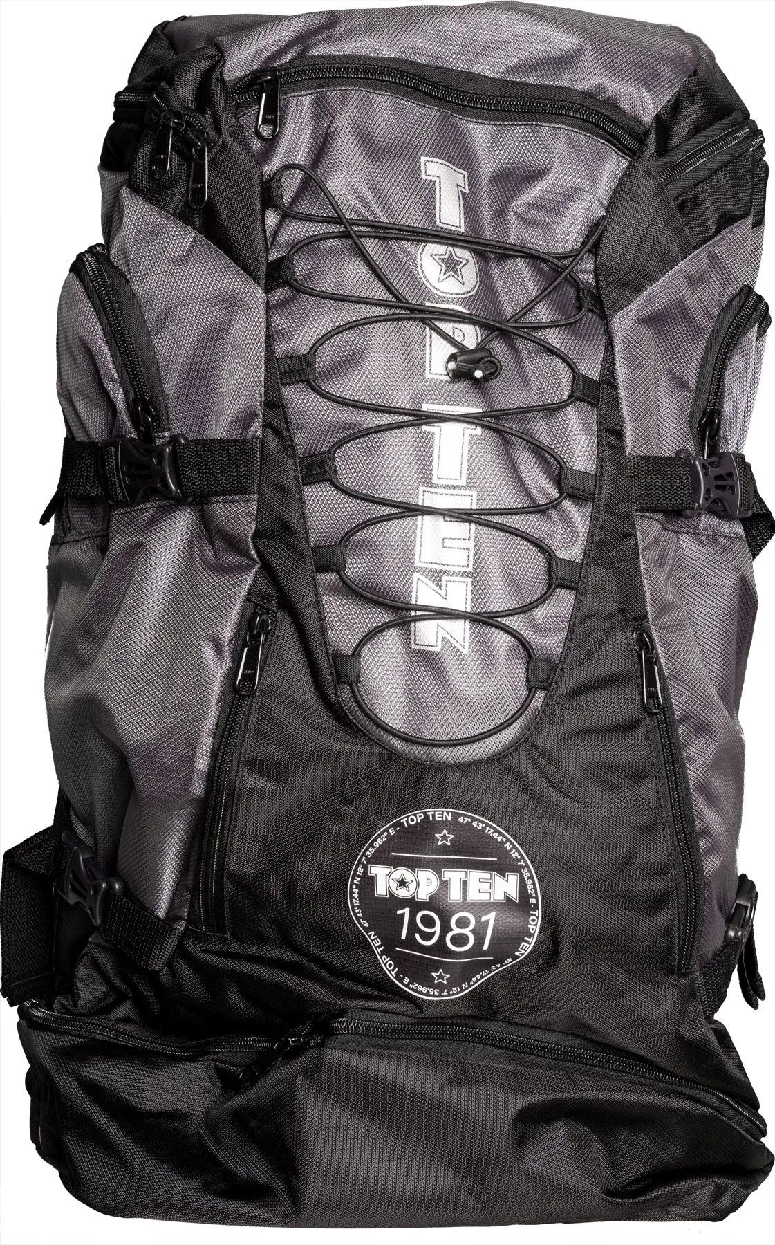 Mochila Top Ten Wako Giant - gris/negro