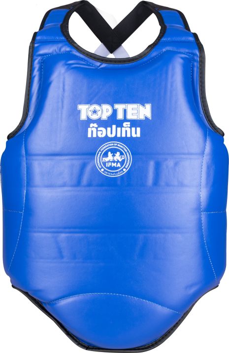 Top Ten Chest guard “Jot Muay” - Blue