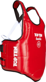 Top Ten Chest guard “Jot Muay” - Red