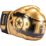 TOP TEN Boxing gloves Power Ink Golden Star - gold/black