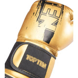 TOP TEN Boxing gloves Power Ink Golden Star - gold/black