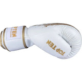 TOP TEN Guantes de boxeo Power Ink Golden Star - blanco/dorado