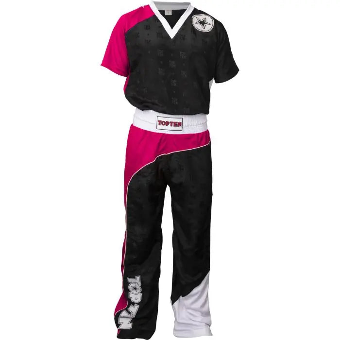 TOP TEN Uniforme de lazo - negro-rosa