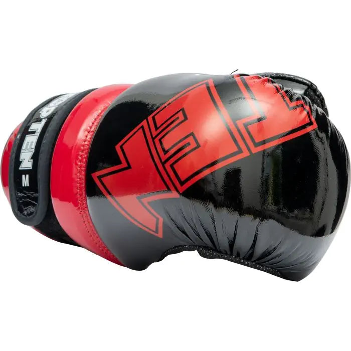 Guantes de artes marciales Point-Stop de nueva edición, color negro y rojo, 21656-4