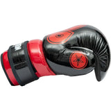 Guantes de artes marciales Point-Stop de nueva edición, color negro y rojo, 21656-4