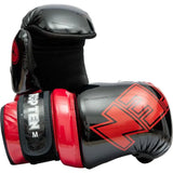 Guantes de artes marciales Point-Stop de nueva edición, color negro y rojo, 21656-4