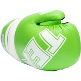 Guantes de mano abierta Pointfighter de color verde brillante y blanco TOP TEN, 21656-6