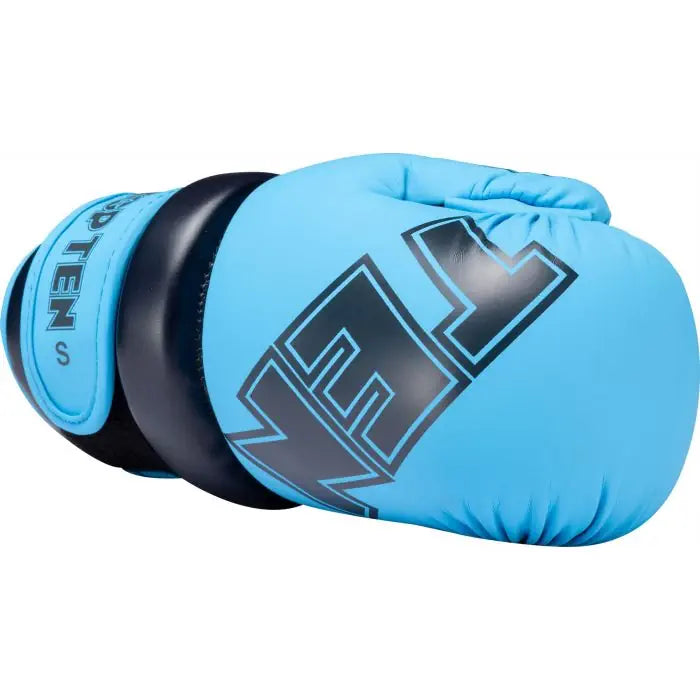 Guantes de mano abierta Pointfighter de color verde brillante y blanco TOP TEN, 21656-6