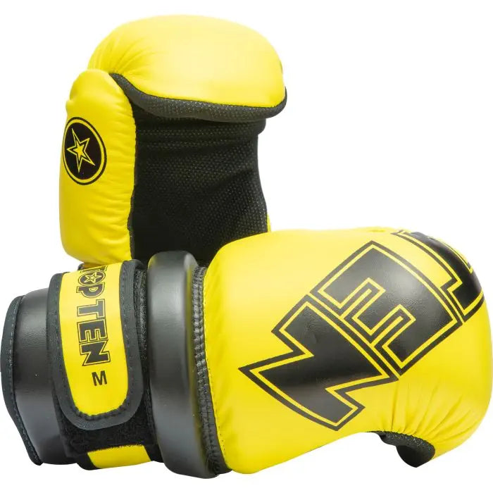 Top Ten Open-Hand Gloves, yellow/black