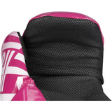 Guantes abiertos Prism Pointfighter TOP TEN en color rosa brillante y blanco