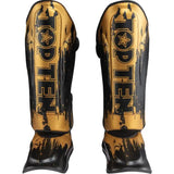 Top Ten Shin and Instep Guard “Power Ink" - gold/black