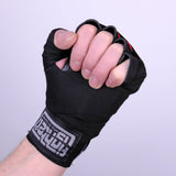 Fighter Strap - Gel Hand-Wraps - black/khaki, FGW-001BK