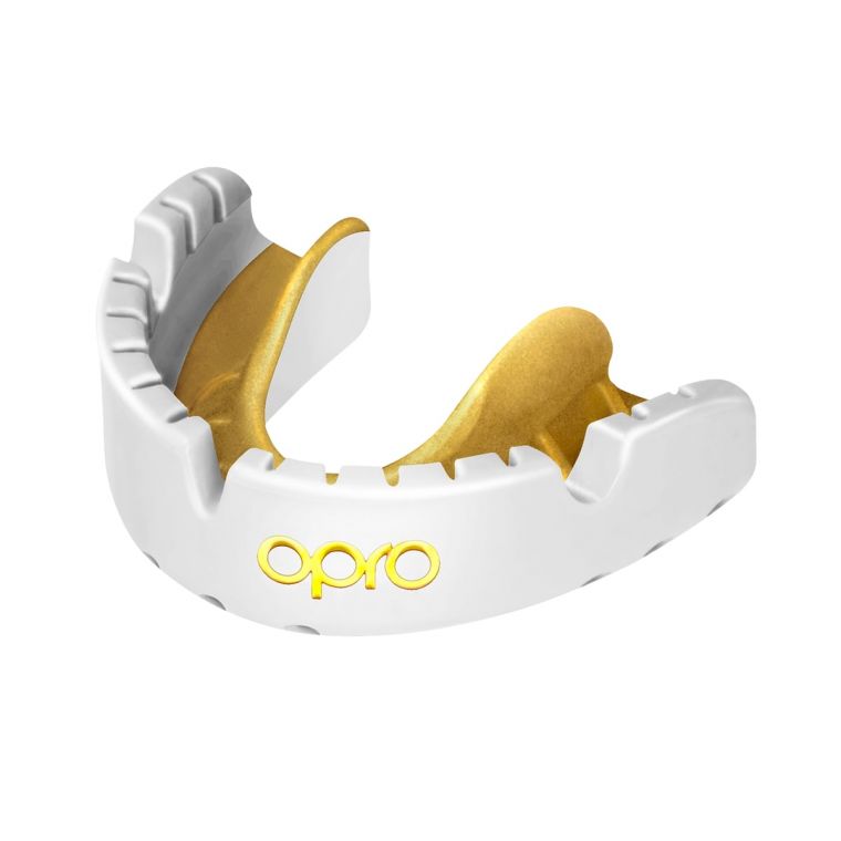 Protector bucal OPRO GOLD PARA BRACKETS - blanco