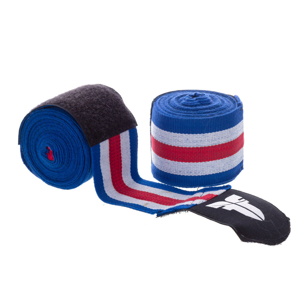 Fighter Patriot Tricolor Polycotton Handwraps, BAND F TRI