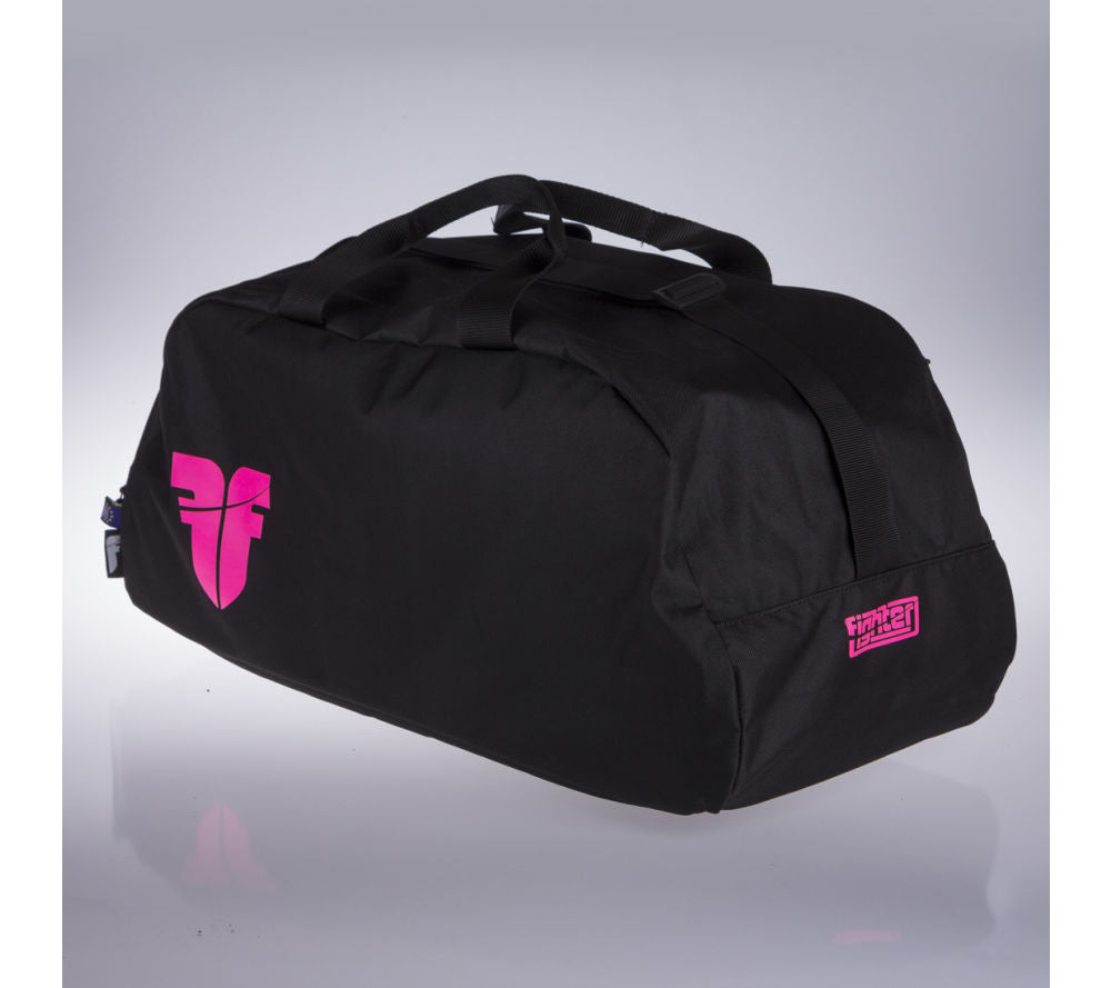 Bolsa de deporte Fighter GYM - negra/rosa