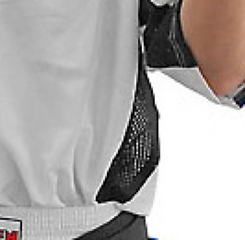 Uniforme Top Ten Mesh modelo 1605 - blanco/negro/azul, 1605 WH-BL