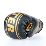 Guantes de boxeo Fighter Basic Stripe - negro/dorado