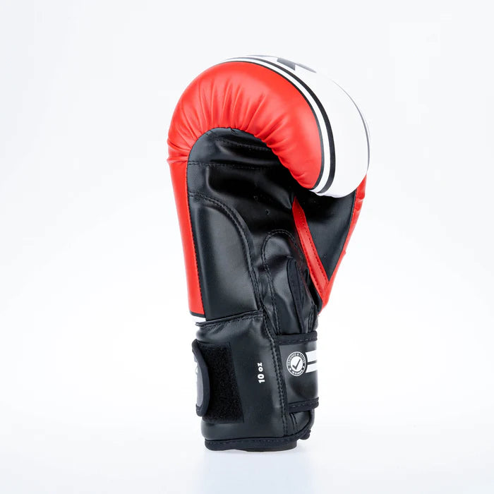 Guantes de boxeo Fighter Basic Stripe - rojo