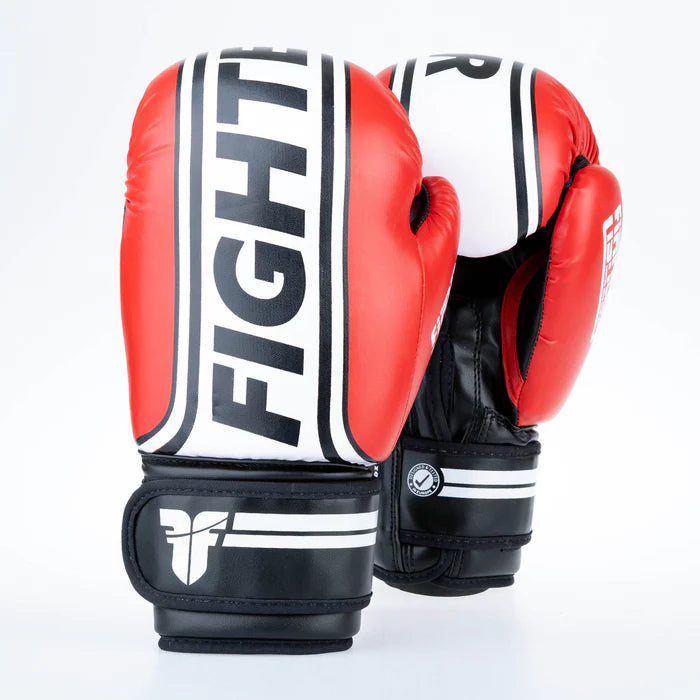 Guantes de boxeo Fighter Basic Stripe - rojo