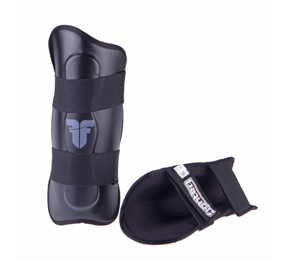 Shin Guard Fighter Ergo - black, FSG 001B