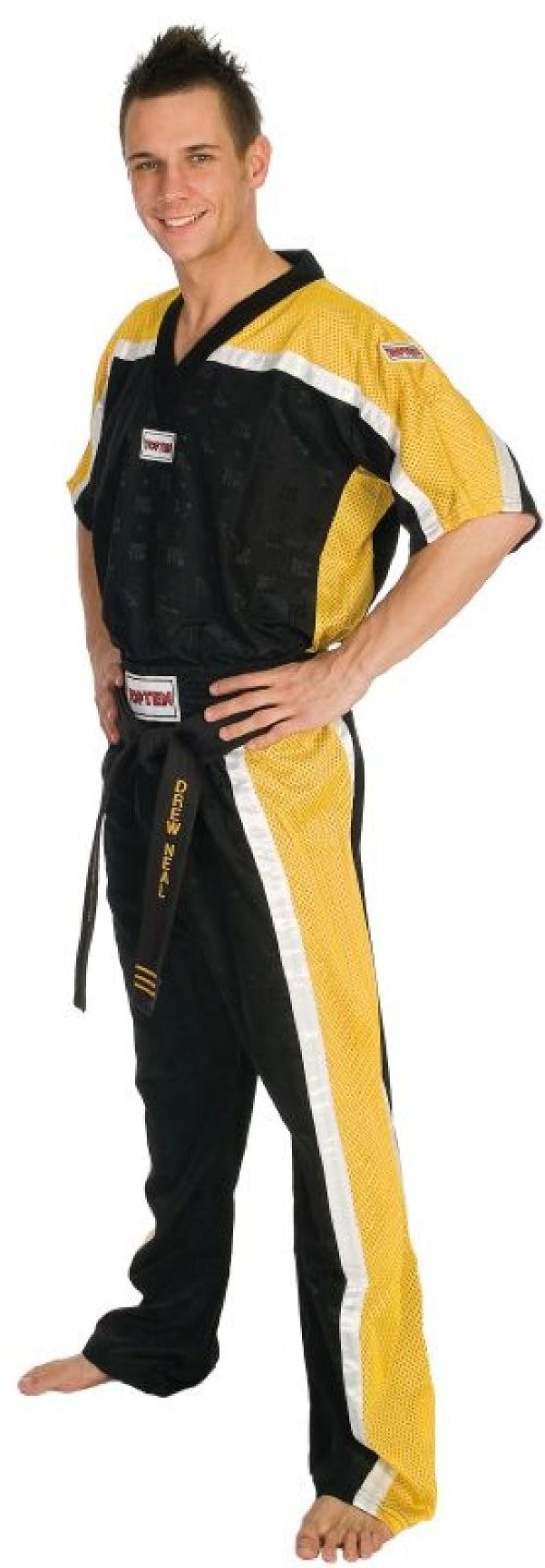 Uniforme Top Ten Mesh modelo 1605 - negro//amarillo, 1605 G