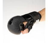 Guantes de MMA para entrenamiento de combate, logotipo negro, FMG-001