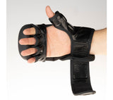 Guantes de MMA para entrenamiento de combate, logotipo negro, FMG-001