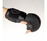 Guantes de MMA para entrenamiento de combate, logotipo negro, FMG-001