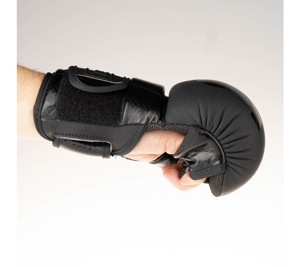 Guantes de MMA para entrenamiento de combate, logotipo negro, FMG-001