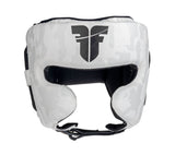 Headguard Fighter Sparring Pro - white/camo