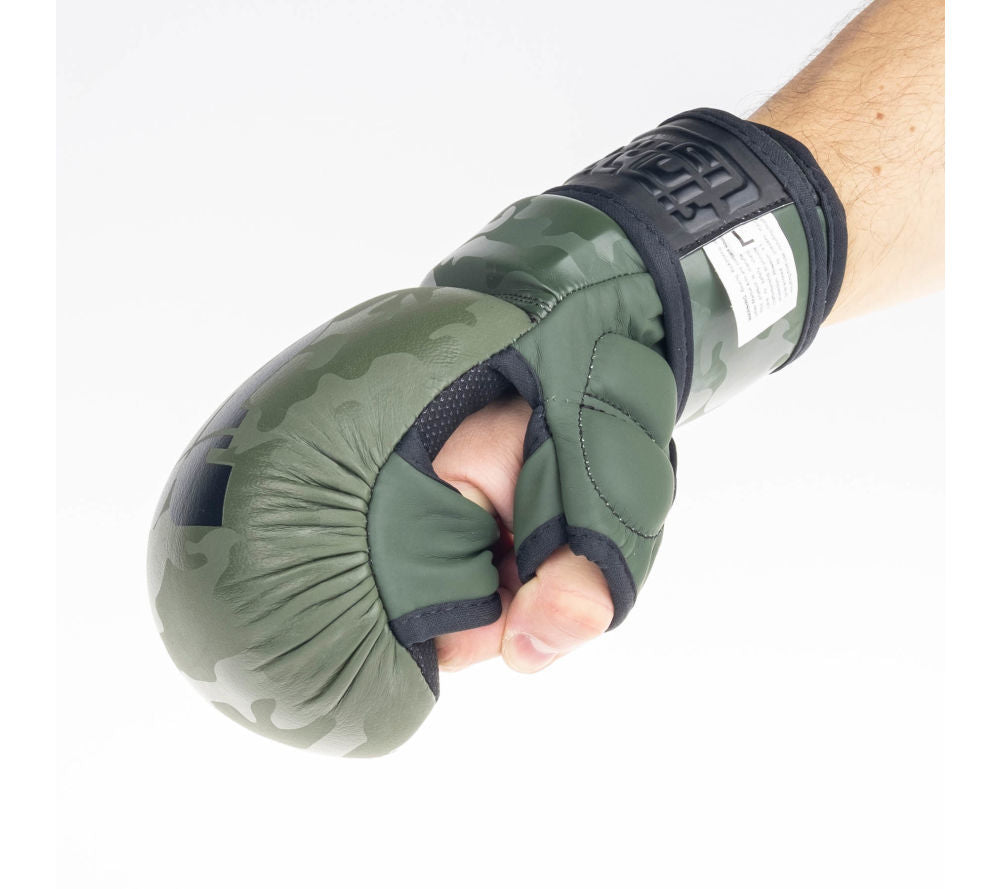 Guantes de MMA Fighter Training - caqui/camuflaje