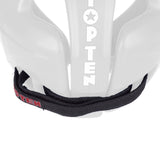 Juego de correas de velcro para casco protector Top Ten, color negro, 4050-9