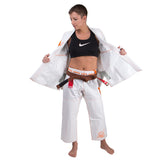 Uniforme de luchador BJJ Gi Koi - blanco, BJJW-02