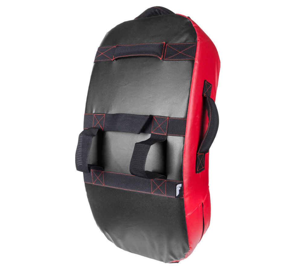 Escudo curvo para patadas de combate - MULTI GRIP - negro/rojo, FKSH-02