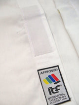 Uniforme de estudiante TOP TEN ITF KYONG - Dobok TKD blanco bordado, 16691-1