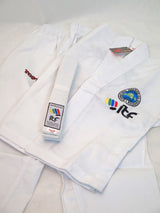 Uniforme de estudiante TOP TEN ITF KYONG - Dobok TKD blanco bordado, 16691-1