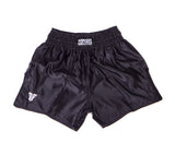 Fighter Thai Trunks Bangkok Plain - black, FP04