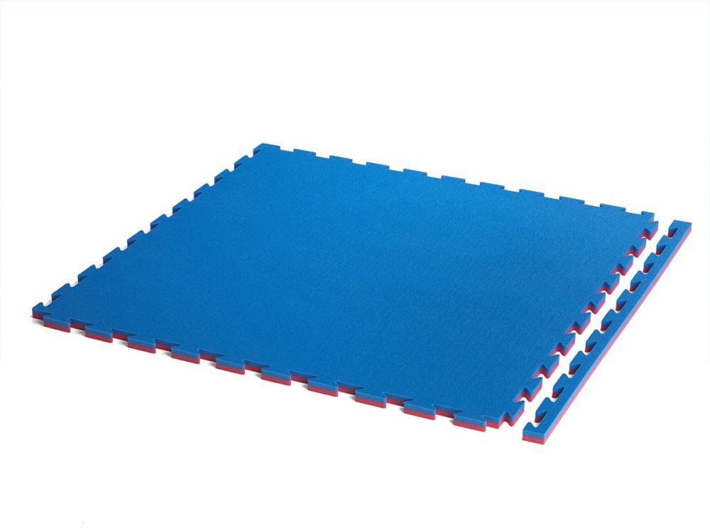 Alfombrilla básica para puzles ProGame Multisport, azul y roja