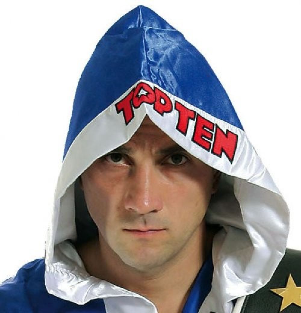 TOP TEN Boxing Robe - blue/white, 1919-6