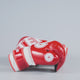 Guantes de mano abierta Pointfighter de color rojo brillante y blanco de WAKO TOP TEN, 21656-4