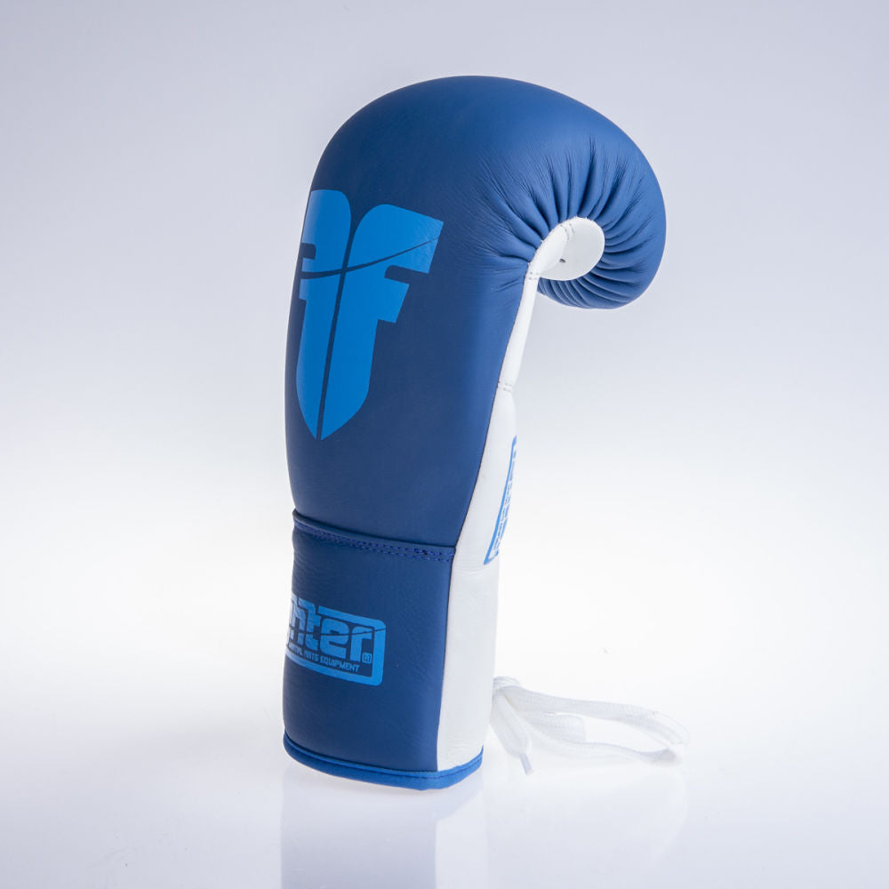 Guantes de boxeo Fighter Competition Pro, color azul, FBG-004B