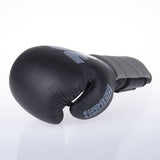 Guantes de boxeo de combate, color negro y gris, FBG-002BG